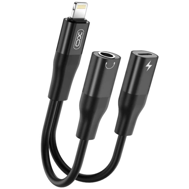 XO NB181B lightning to lightning+AUX 3.5mm